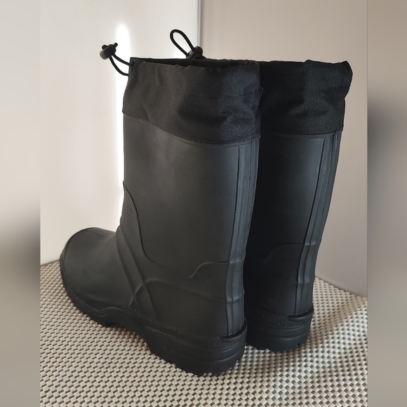 Wonder Nation Winter Boots Boys Size 3 String closure Waterproof slip resistant - Picture 4 of 7